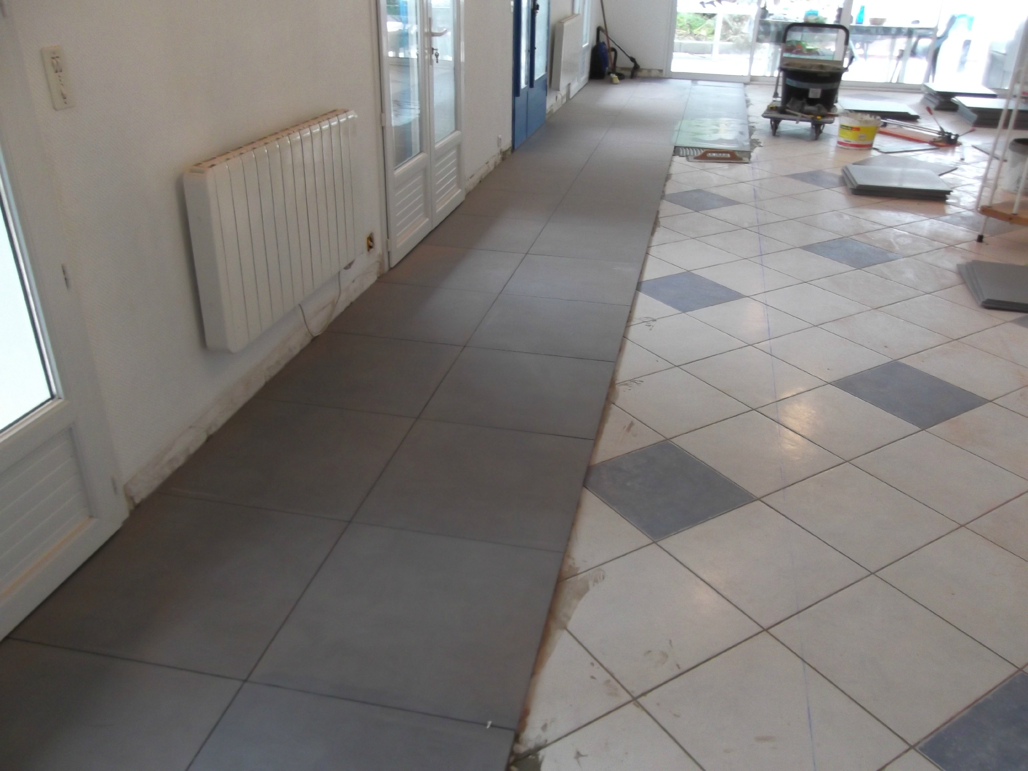 Carrelage mosaique sol castorama