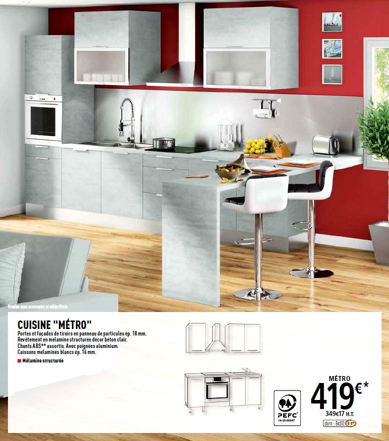 Meuble cuisine brico depot garges
