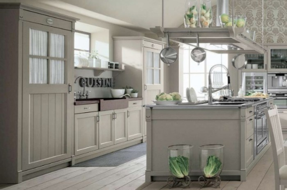 Modele de cuisine couleur taupe