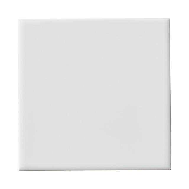 Carrelage blanc mat 10x10