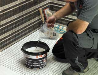 Carrelage joint epoxy