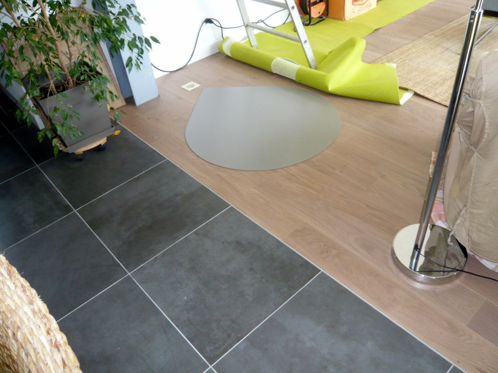 Jonction carrelage parquet flottant