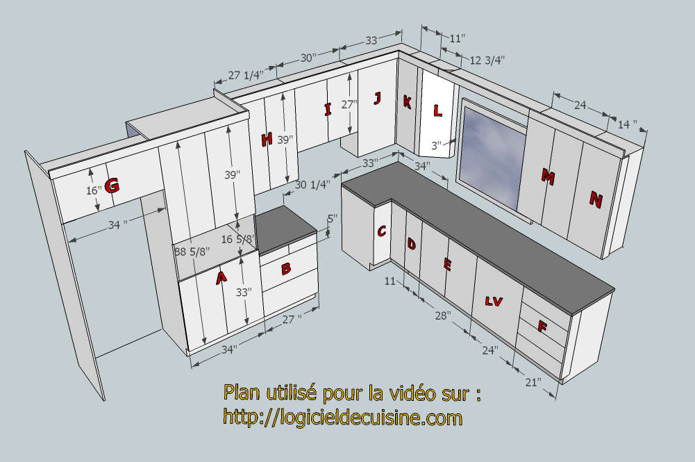 Logiciel gratuit pour plan de cuisine en 3d