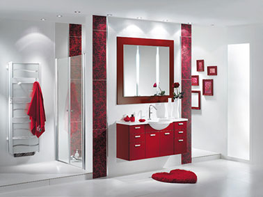 Photo salle de bain carrelage blanc