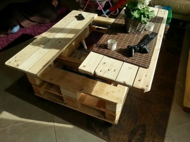 Creer une table basse avec une palette
