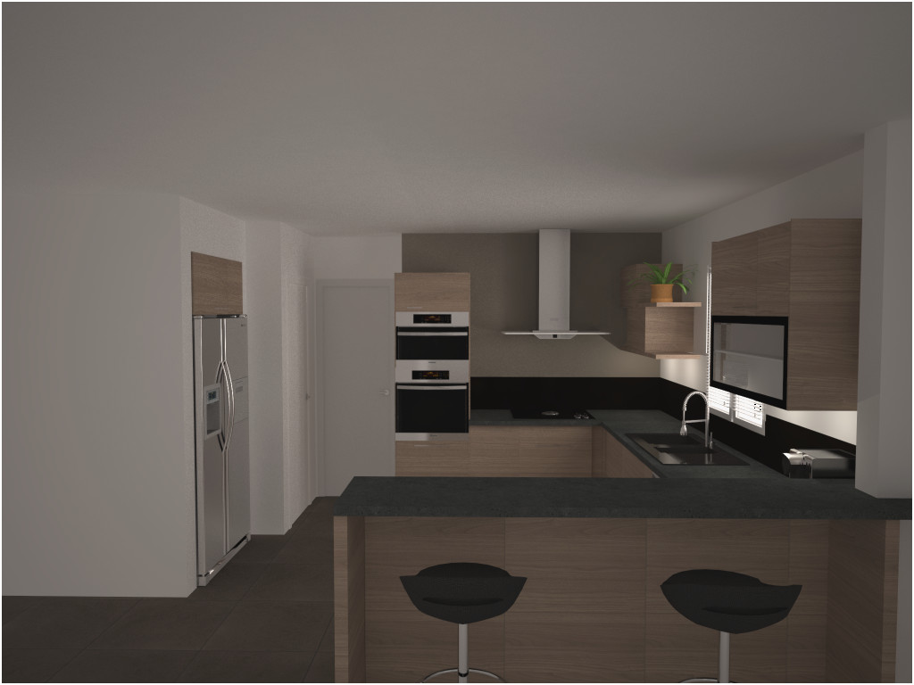 Largeur plan de travail bar cuisine