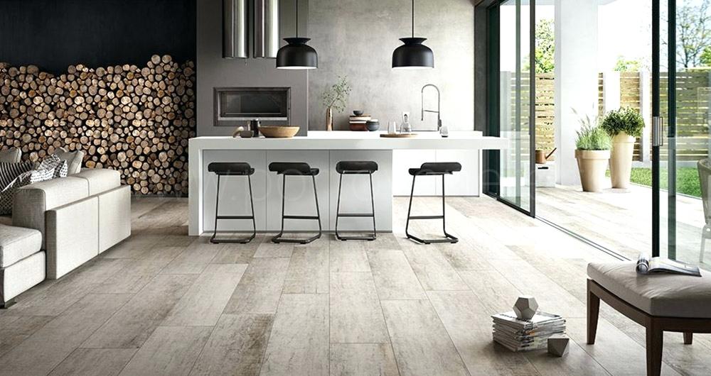 Carrelage imitation bois plancher chauffant