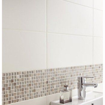 Carrelage mosaique ivoire