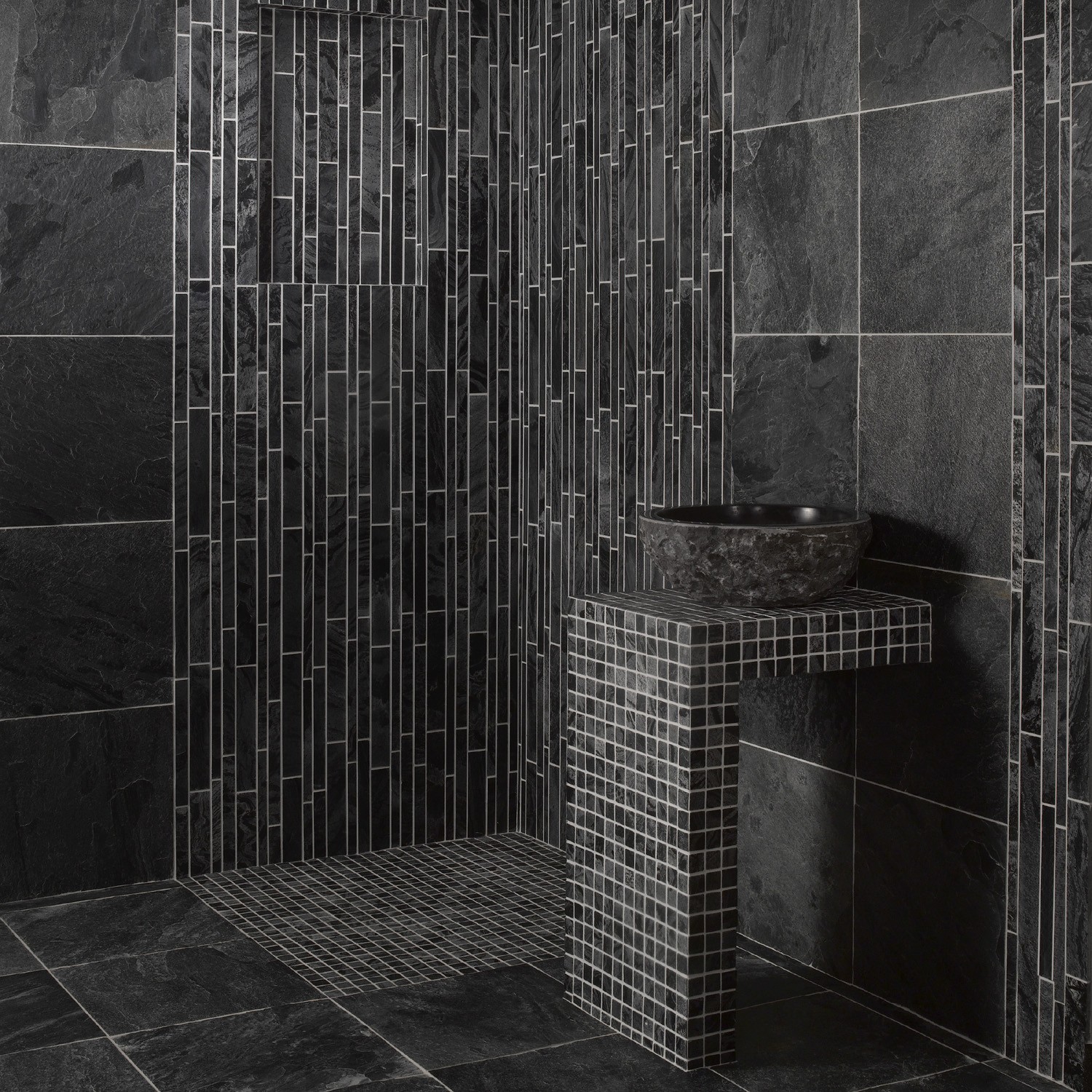 Carrelage vertige anthracite