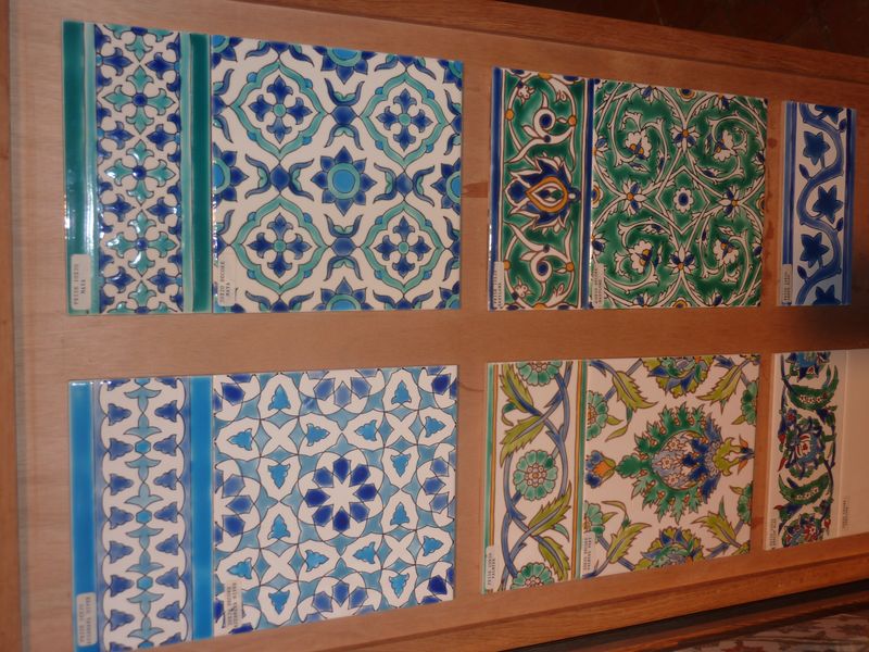 Carrelage bleu tunisien