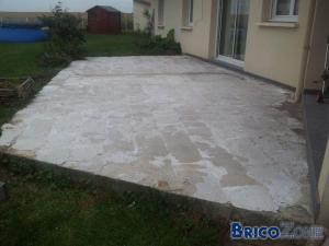 Carrelage exterieur qui se decolle