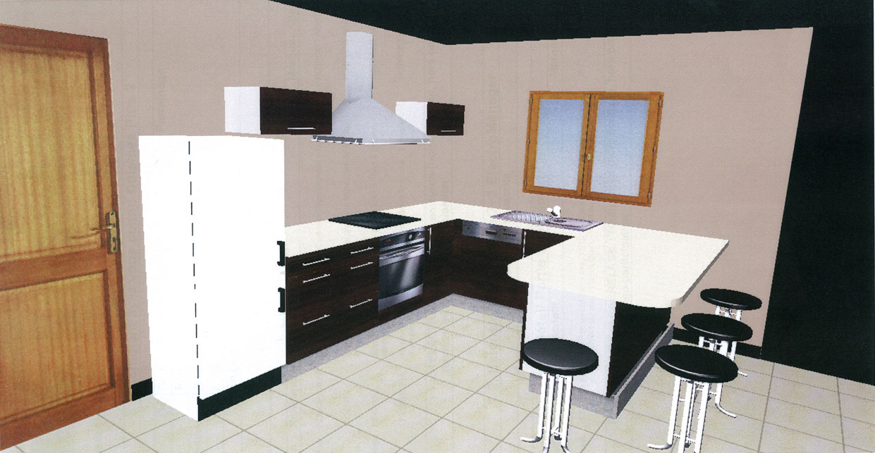 Plan de cuisine 3d gratuit