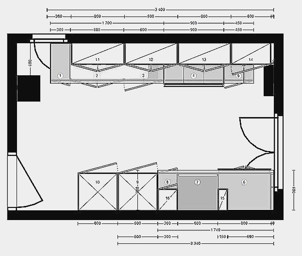 Plan cuisine google sketchup