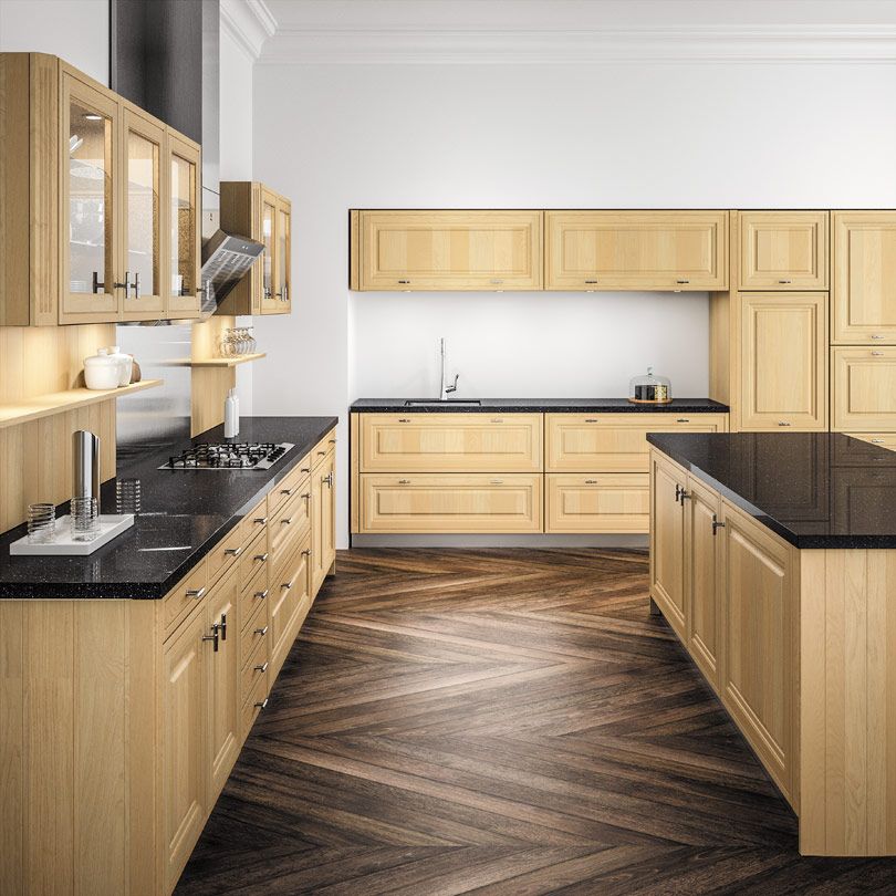Meuble haut de cuisine beige