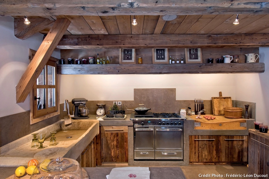 Modele de cuisine pour chalet