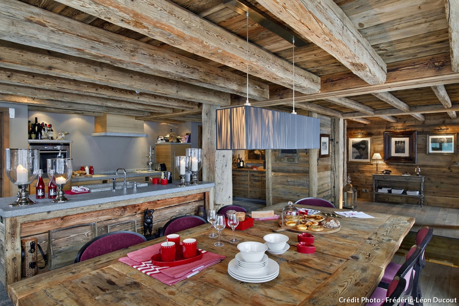 Idee decoration cuisine chalet