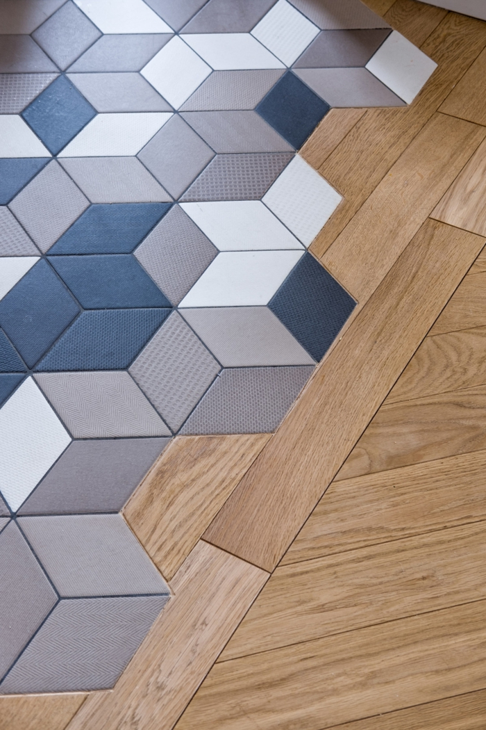 Idee deco carrelage parquet