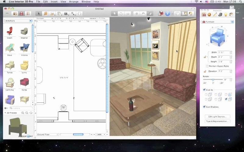 Plan cuisine 3d gratuit