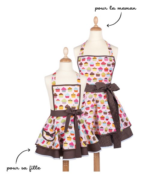 Patron tablier cuisine retro