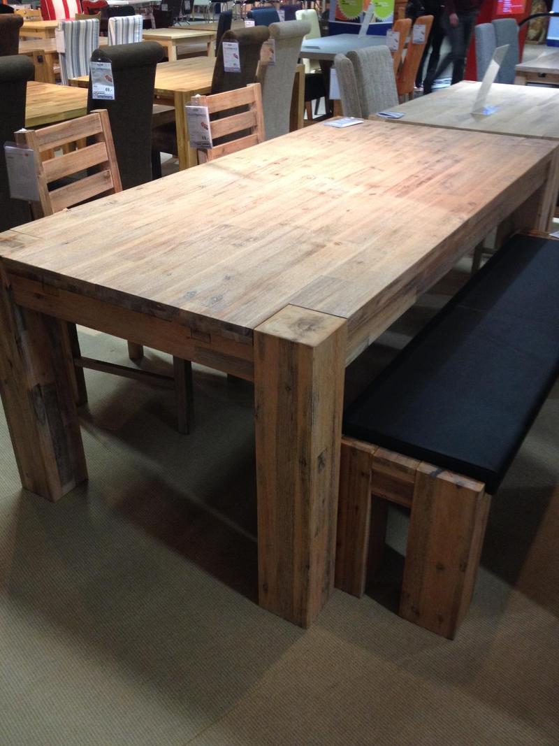 Idee de table de cuisine en bois