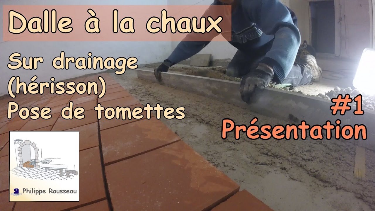 Coller du carrelage à la chaux