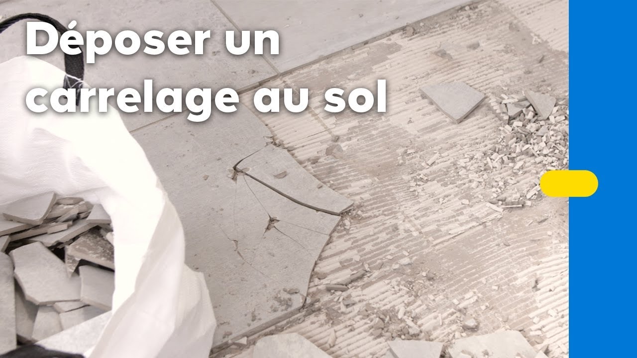 Enlever carrelage mur brique