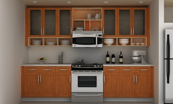 Modele placard de cuisine en bois