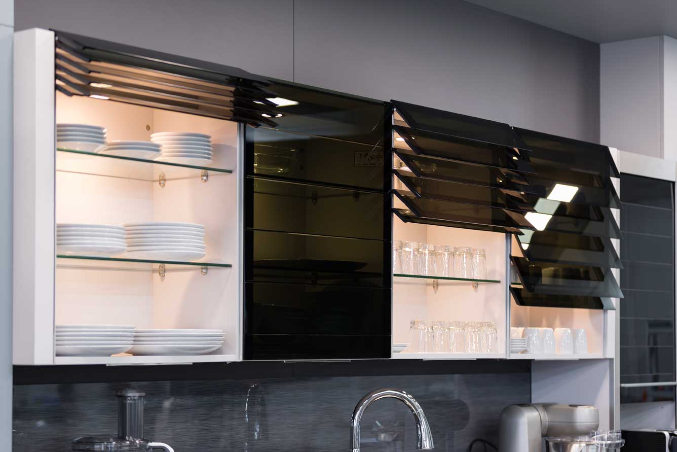 Meuble haut cuisine ouverture electrique prix