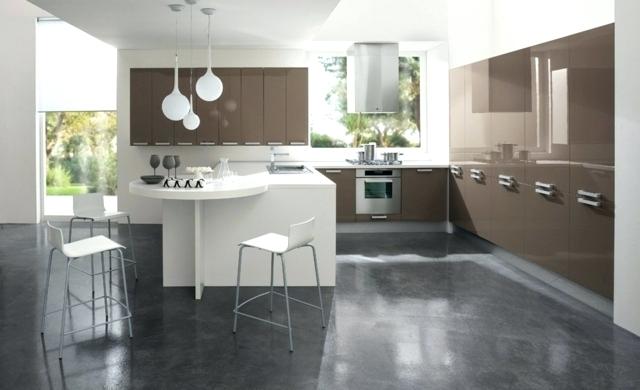 Meuble haut de cuisine marron