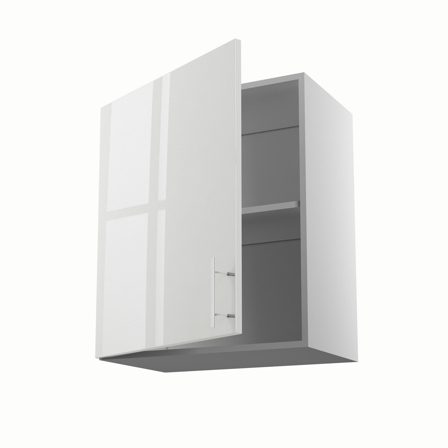 Meuble haut de cuisine blanc laque