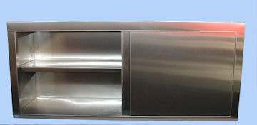 Meuble haut de cuisine en inox