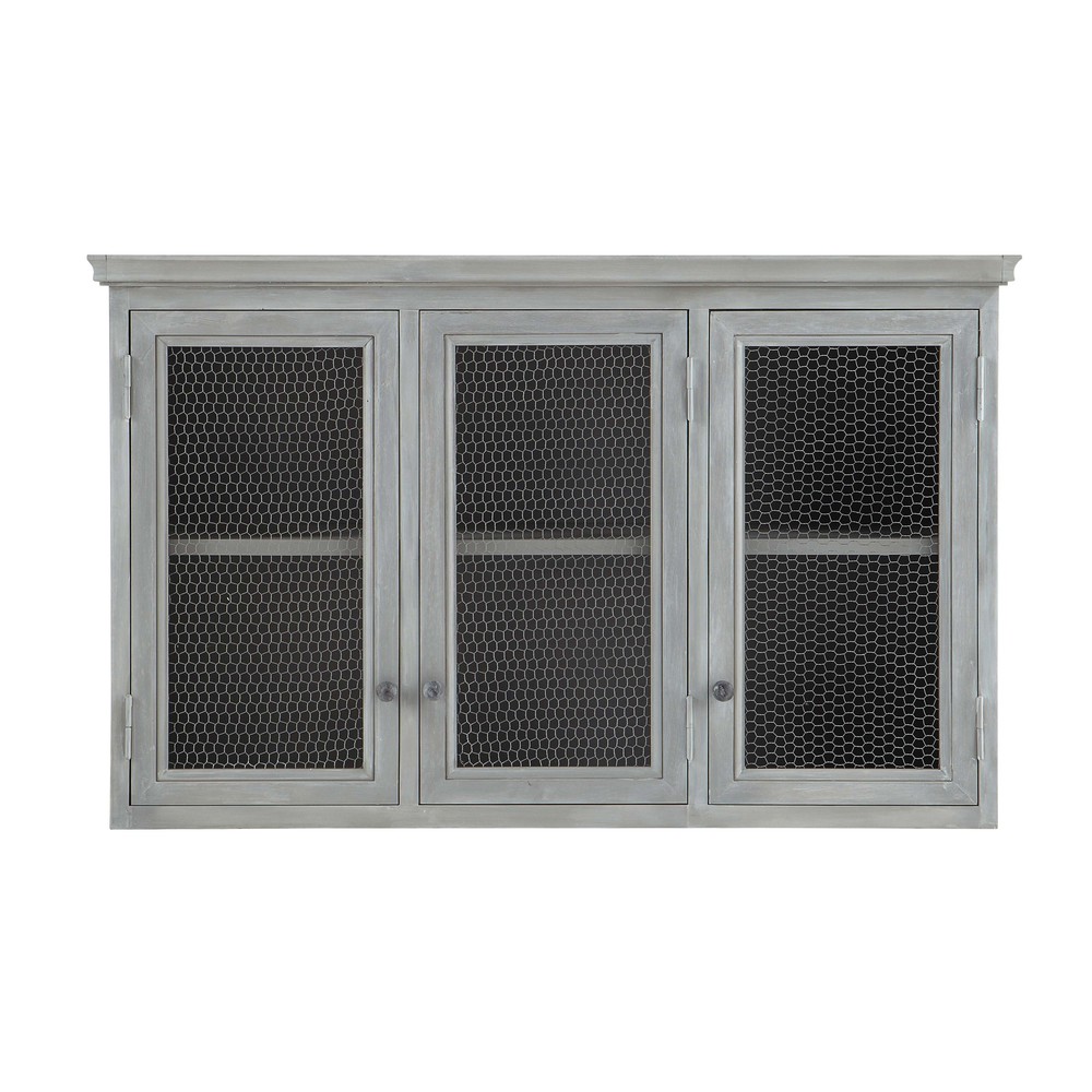 Meuble haut de cuisine gris