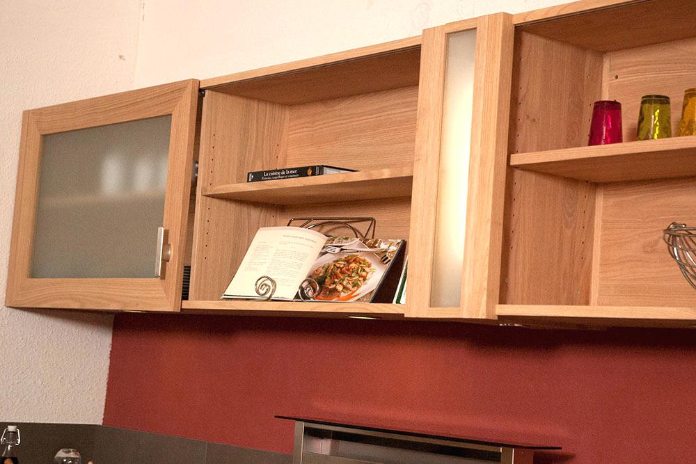 Meuble haut de cuisine en bois