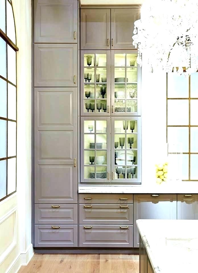 Meuble haut cuisine vitrée but