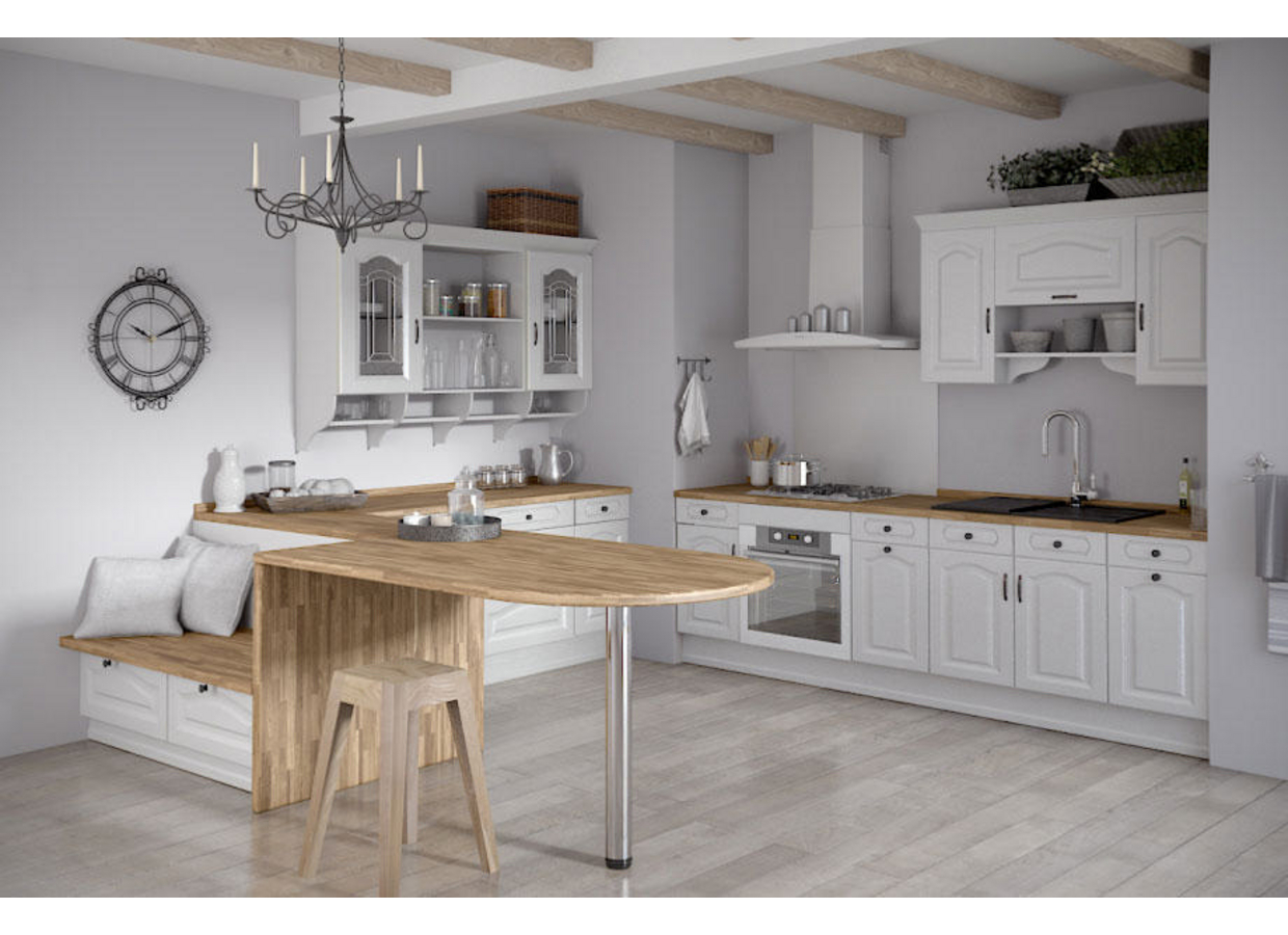 Modele cuisine chene ceruse