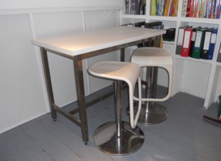 Table haute blanche ikea