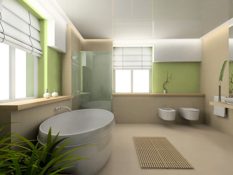 Carrelage salle de bain esprit zen