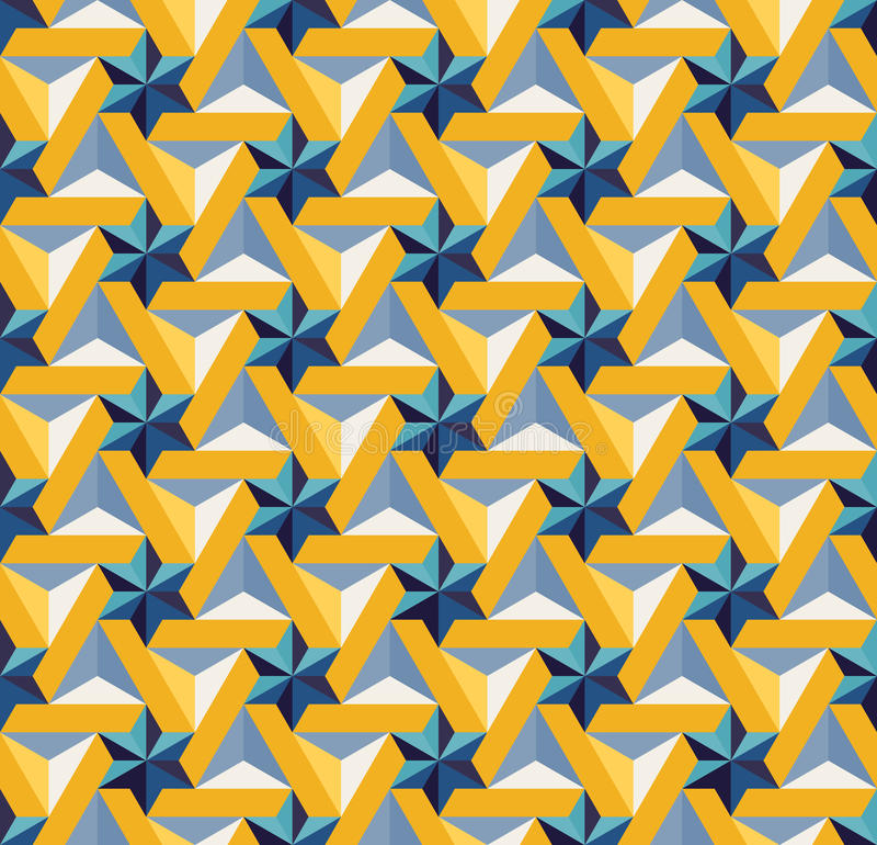 Carrelage bleu et jaune