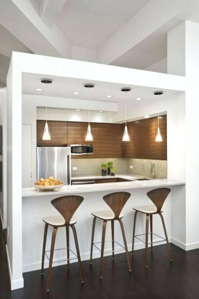 Plan bar pour cuisine