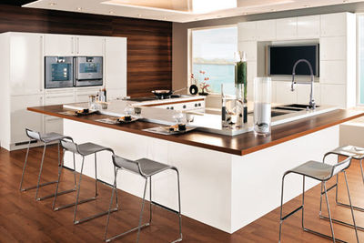 Modele d'ilot central de cuisine