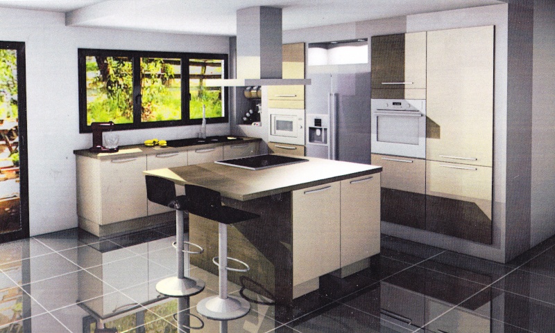 Modele de cuisine salon