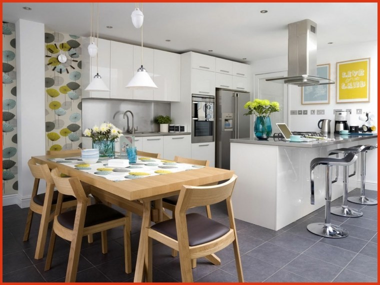 Modele cuisine et salle a manger