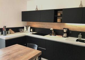Model de cuisine noir