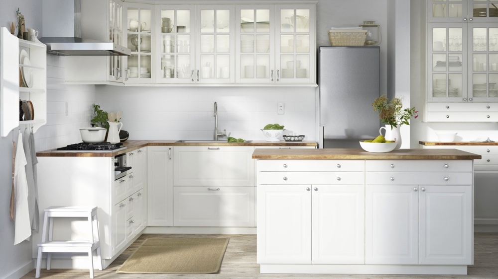 Plan travail cuisine ikea bois