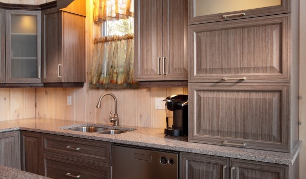 Porte d'armoire de cuisine en melamine