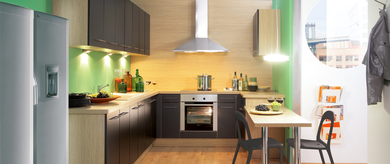 Modele petite cuisine blanche