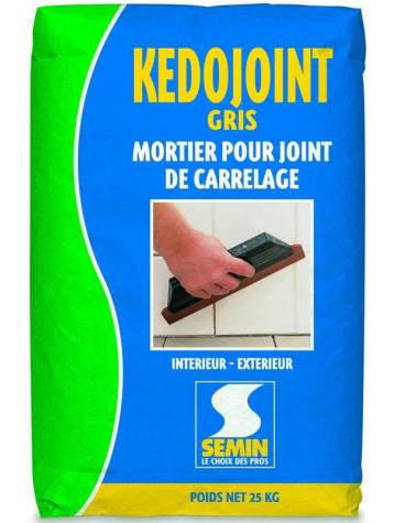 Joint carrelage anthracite 25 kg