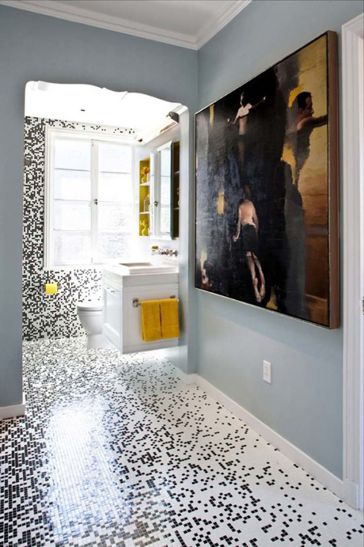 Carrelage mosaique verre design