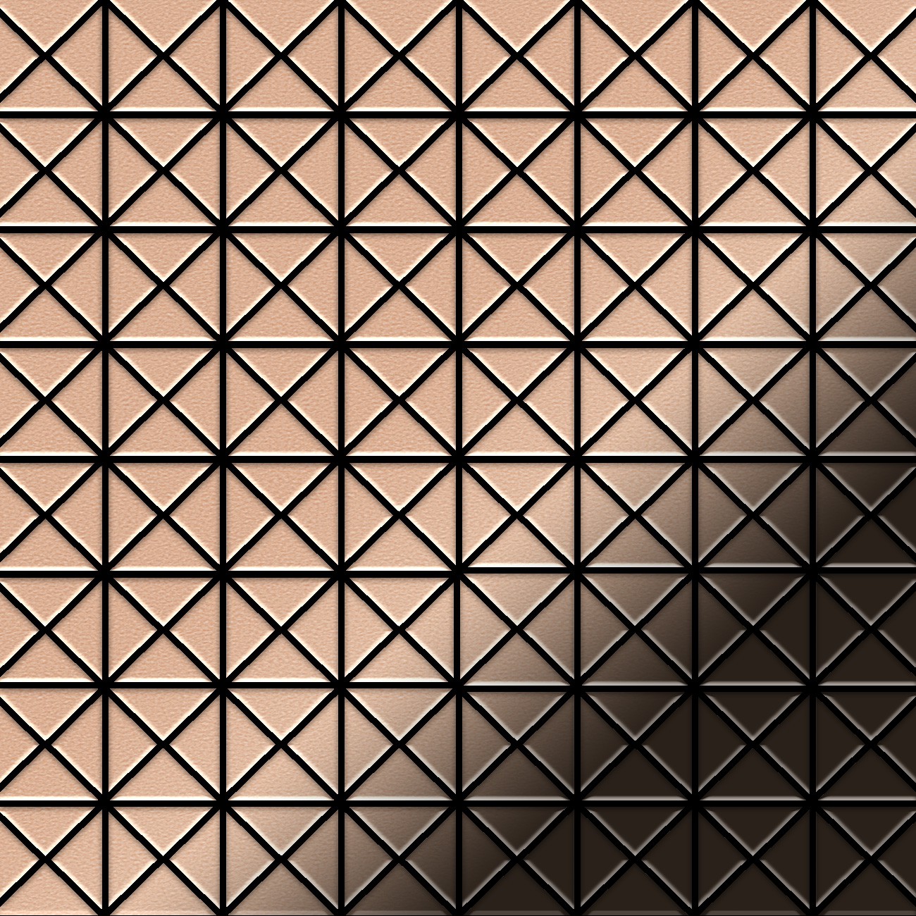 Carrelage mosaique cuivre
