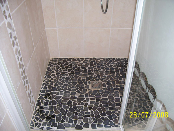 Carrelage mosaique salle de bain antidérapant